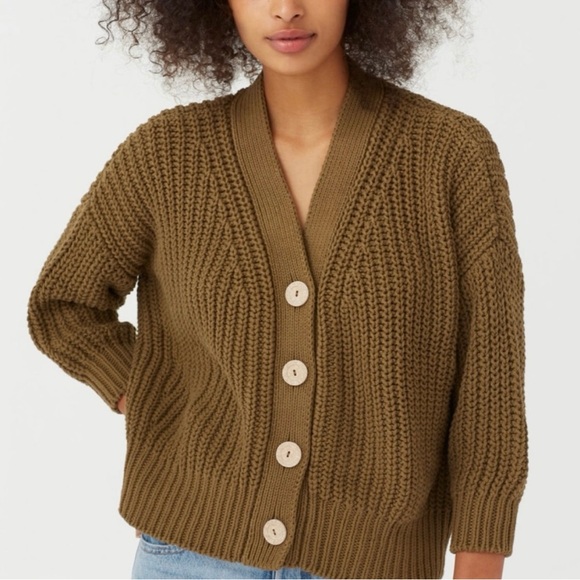 Babaa 18 cardigan Irish Moss - Picture 1 of 14